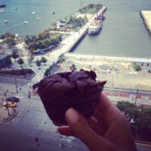 Gluten-free flourless chocolate cake from Grandaisy Bakery